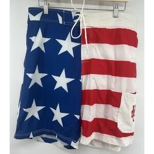 New York Mets MLB Baseball Swim Trunks Board Shorts Mens XL 38 Stretch G III